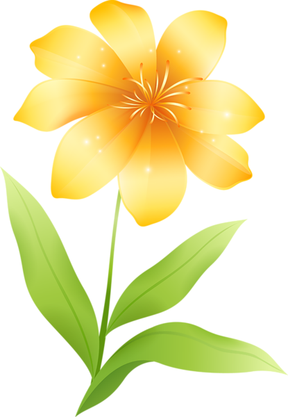 Yellow Flower Clipart | Gallery Yopriceville - High-Quality Images and