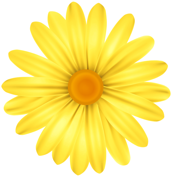 This png image - Yellow Flower Daisy PNG Transparent Clipart, is available for free download