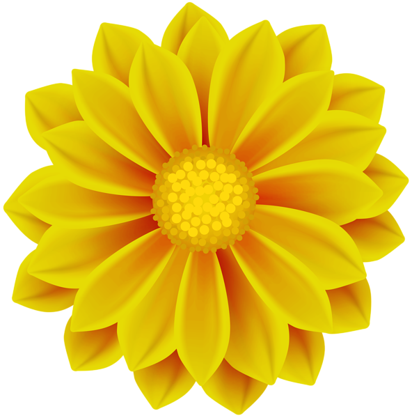 This png image - Yellow Flower PNG Clip Art, is available for free download