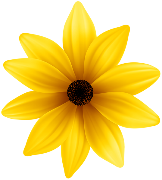 This png image - Yellow Flower PNG Clip Art Image, is available for free download