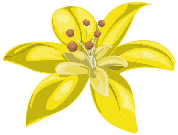 Yellow Flower PNG Image | Gallery Yopriceville - High-Quality Images