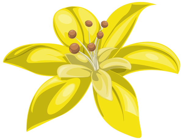 This png image - Yellow Flower PNG Image, is available for free download