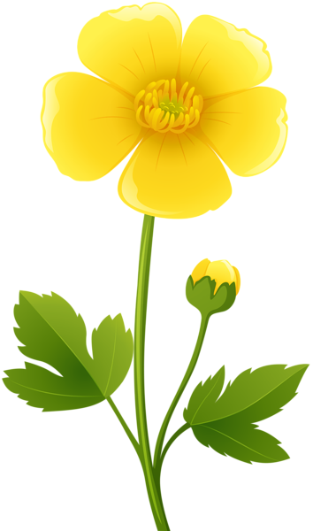 This png image - Yellow Flower Transparent PNG Clip Art Image, is available for free download