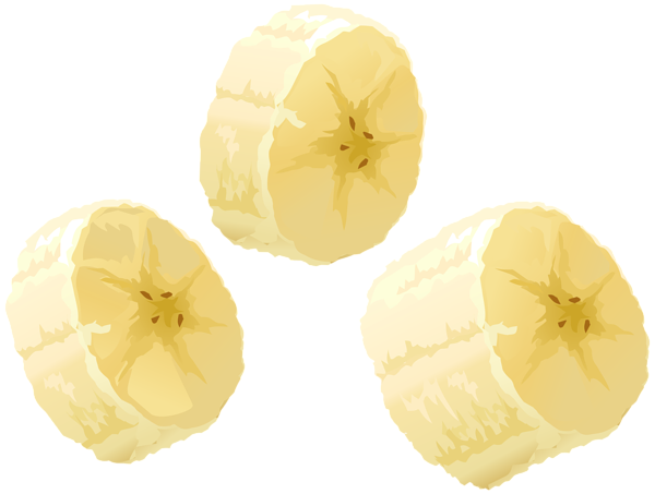This png image - Banana Pieces PNG Clip Art Image, is available for free download