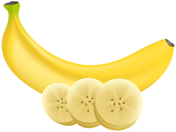 This png image - Banana and Slices Transparent PNG Clip Art Image, is available for free download