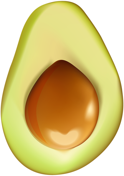 This png image - Half Avocado PNG Clip Art Image, is available for free download