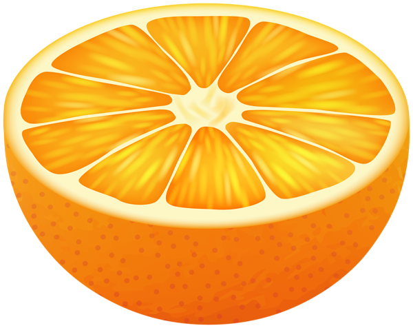 This png image - Half Orange Transparent Image, is available for free download