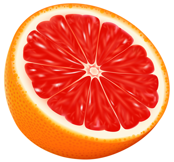 This png image - Half Red Orange PNG Vector Clipart Image, is available for free download