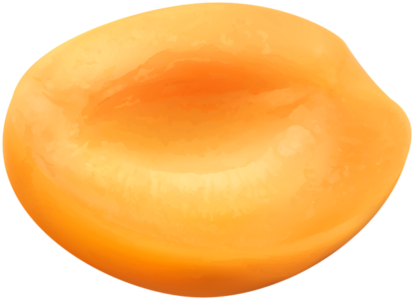This png image - Half an Apricot PNG Clipart, is available for free download