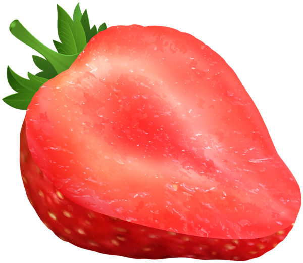 This png image - Half an Strawberry PNG Clipart, is available for free download