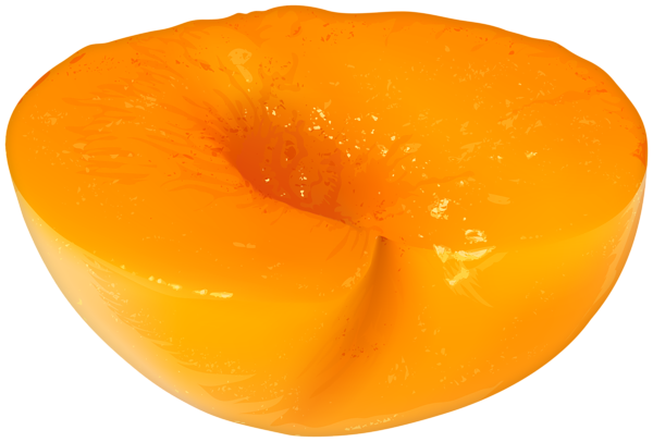 This png image - Half of Peeled Peach Transparent Image, is available for free download