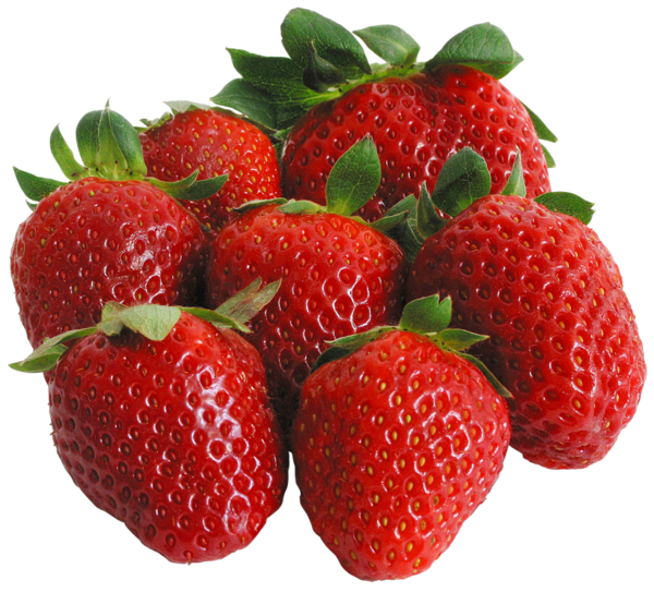 This png image - Large PNG Strawberries Clipart, is available for free download
