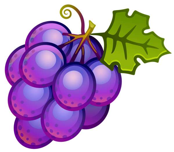 This png image - Large Painted Grapes PNG Clipart, is available for free download