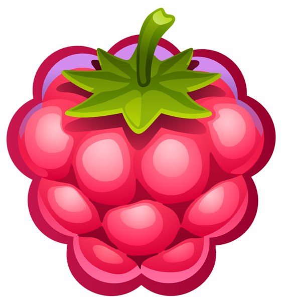 This png image - Large Painted Raspberry PNG Clipart, is available for free download