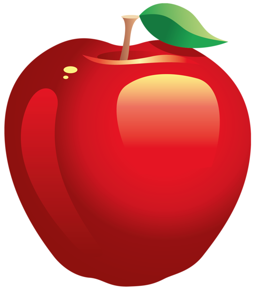 This png image - Large Painted Red Apple PNG Clipart, is available for free download