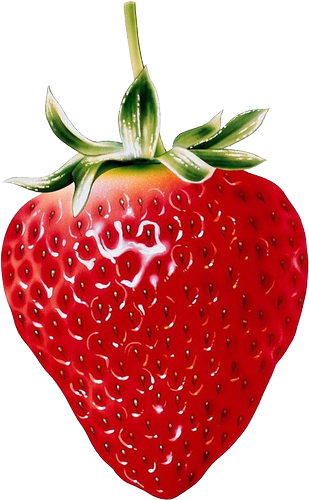 This png image - Natural Strawberry Clipart, is available for free download