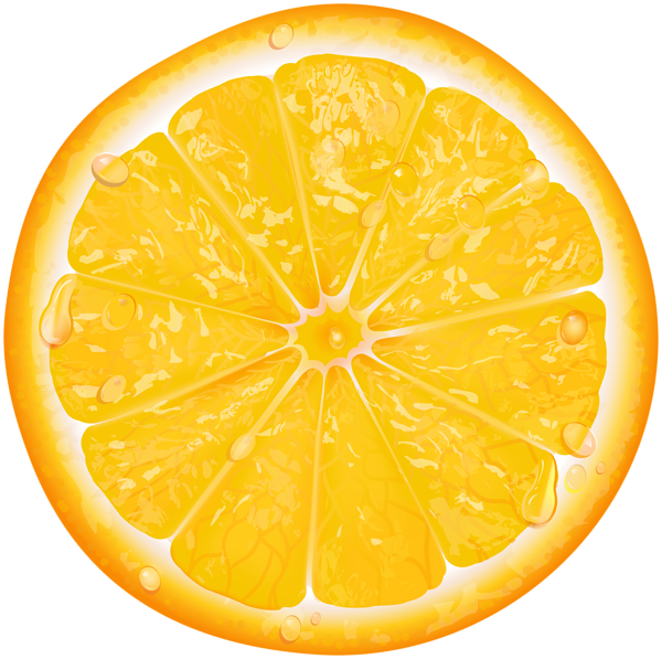 Orange Slice Transparent PNG Clip Art | Gallery Yopriceville - High