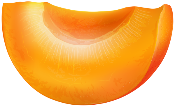 This png image - Peach Piece PNG Transparent Clipart, is available for free download