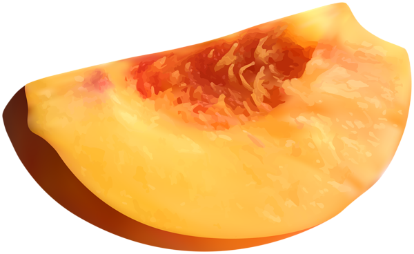 This png image - Peach Slice PNG Clipart, is available for free download