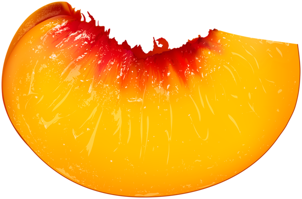 This png image - Peach Slice Transparent Image, is available for free download