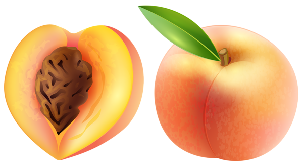 This png image - Peach Transparent PNG Clip Art Image, is available for free download