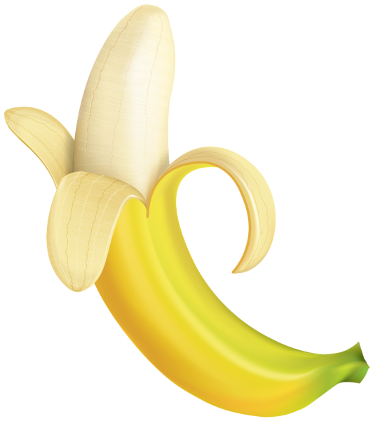 This png image - Peeled Banana Clipart Image, is available for free download