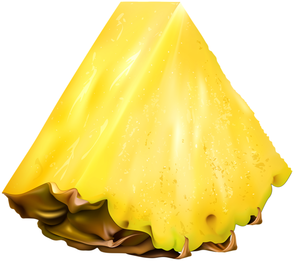 This png image - Pineapple Piece Transparent Image, is available for free download
