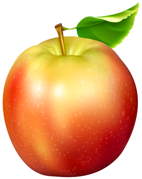 This png image - Red and Yellow Apple Transparent PNG Clip Art Image, is available for free download