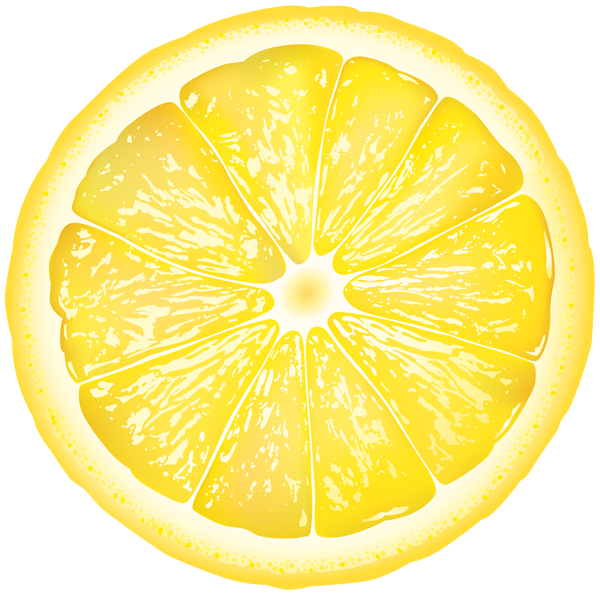 This png image - Round Lemon Slice PNG Clip Art Image, is available for free download
