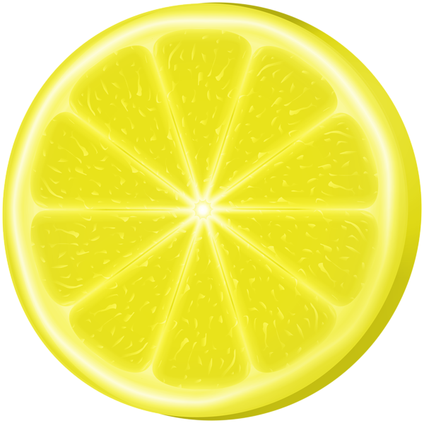 This png image - Round Lemon Slice PNG Clipart, is available for free download