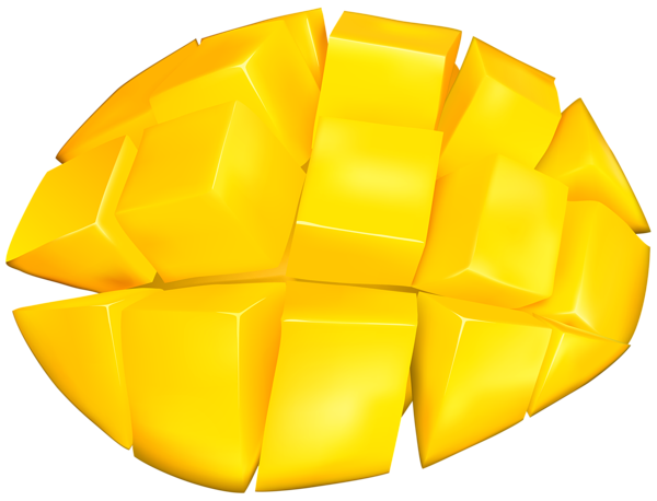 This png image - Sliced Mango PNG Clip Art Image, is available for free download