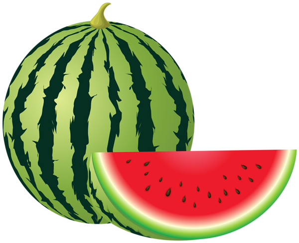 Watermelon PNG Clip Art Image | Gallery Yopriceville - High-Quality
