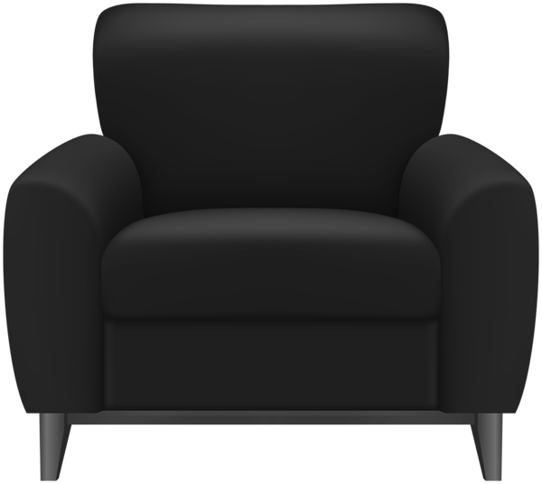 This png image - Black Armchair Transparent Clipart, is available for free download