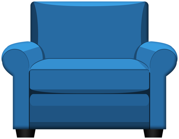 Blue Armchair PNG Clipart Image | Gallery Yopriceville - High-Quality ...