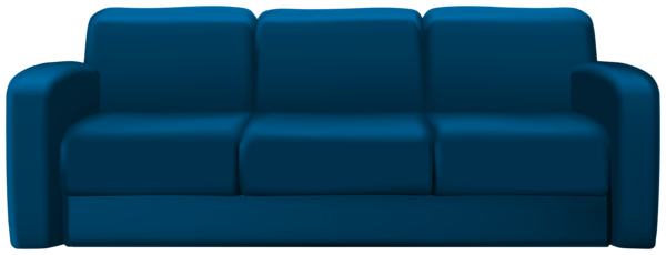 This png image - Blue Sofa PNG Clipart, is available for free download