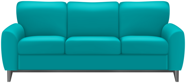 This png image - Blue Sofa Transparent Clipart, is available for free download