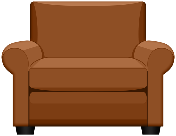 This png image - Brown Armchair PNG Clipart, is available for free download