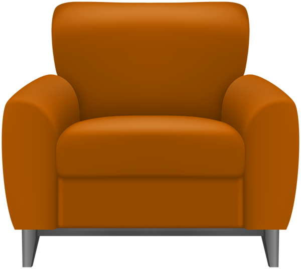 This png image - Brown Armchair Transparent Clipart, is available for free download