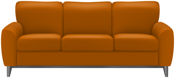 This png image - Brown Sofa Transparent Clipart, is available for free download