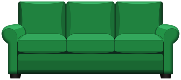 This png image - Green Sofa PNG Clipart, is available for free download