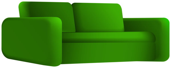 This png image - Loveseat Green PNG Clipart, is available for free download