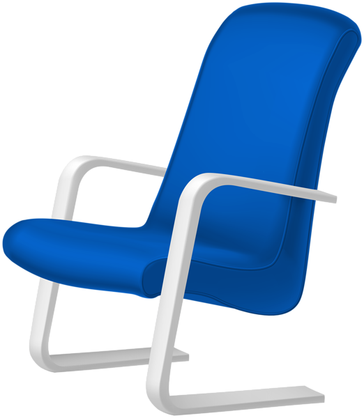 This png image - Modern Blue Chair PNG Clipart, is available for free download