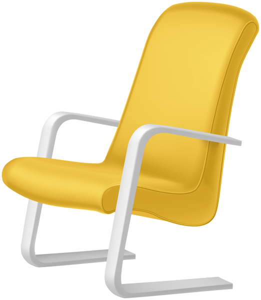 This png image - Modern Yellow Chair PNG Clipart, is available for free download