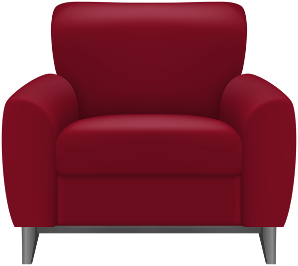 This png image - Red Armchair Transparent Clipart, is available for free download
