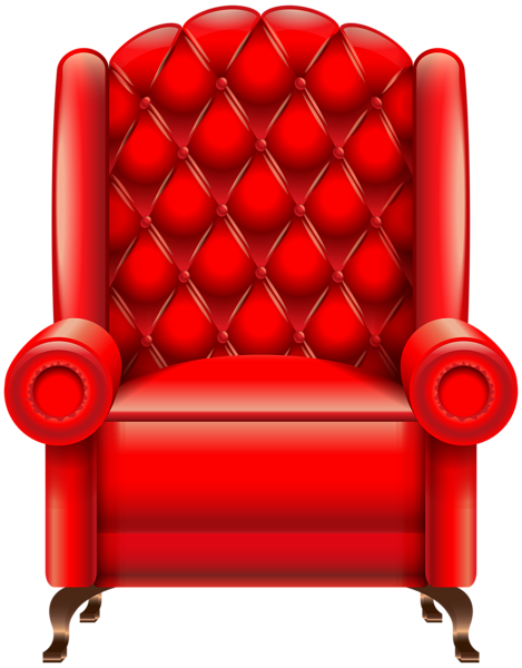 This png image - Red Armchair Transparent PNG Clip Art Image, is available for free download