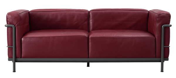 This png image - Red Leather Lobby Couch PNG Picture, is available for free download