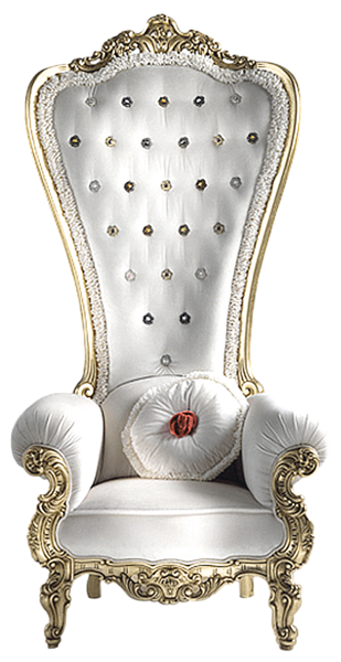 This png image - Transparent Elegant White Ornate Chait PNG Picture, is available for free download