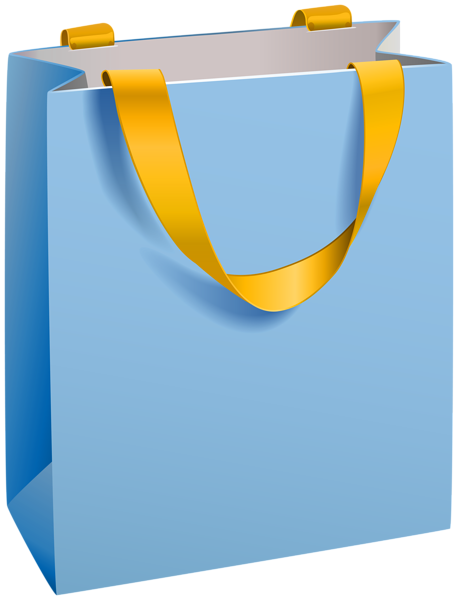 This png image - Blue Gift Bag PNG Clipart, is available for free download