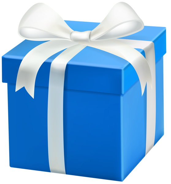 This png image - Blue Gift Box Transparent Clip Art Image, is available for free download