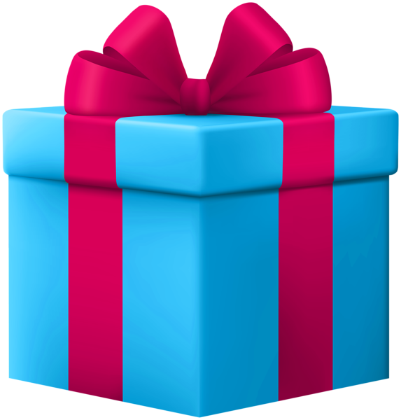 This png image - Blue Present Box PNG Clipart, is available for free download